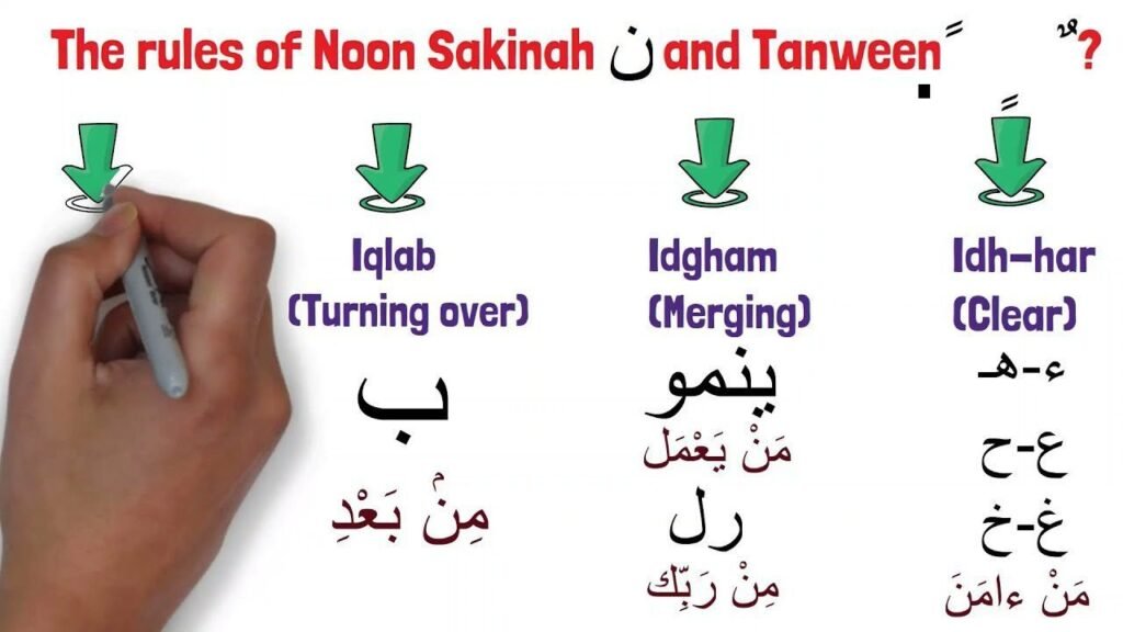 Learn the Tajweed Rules of Noon Sakinah